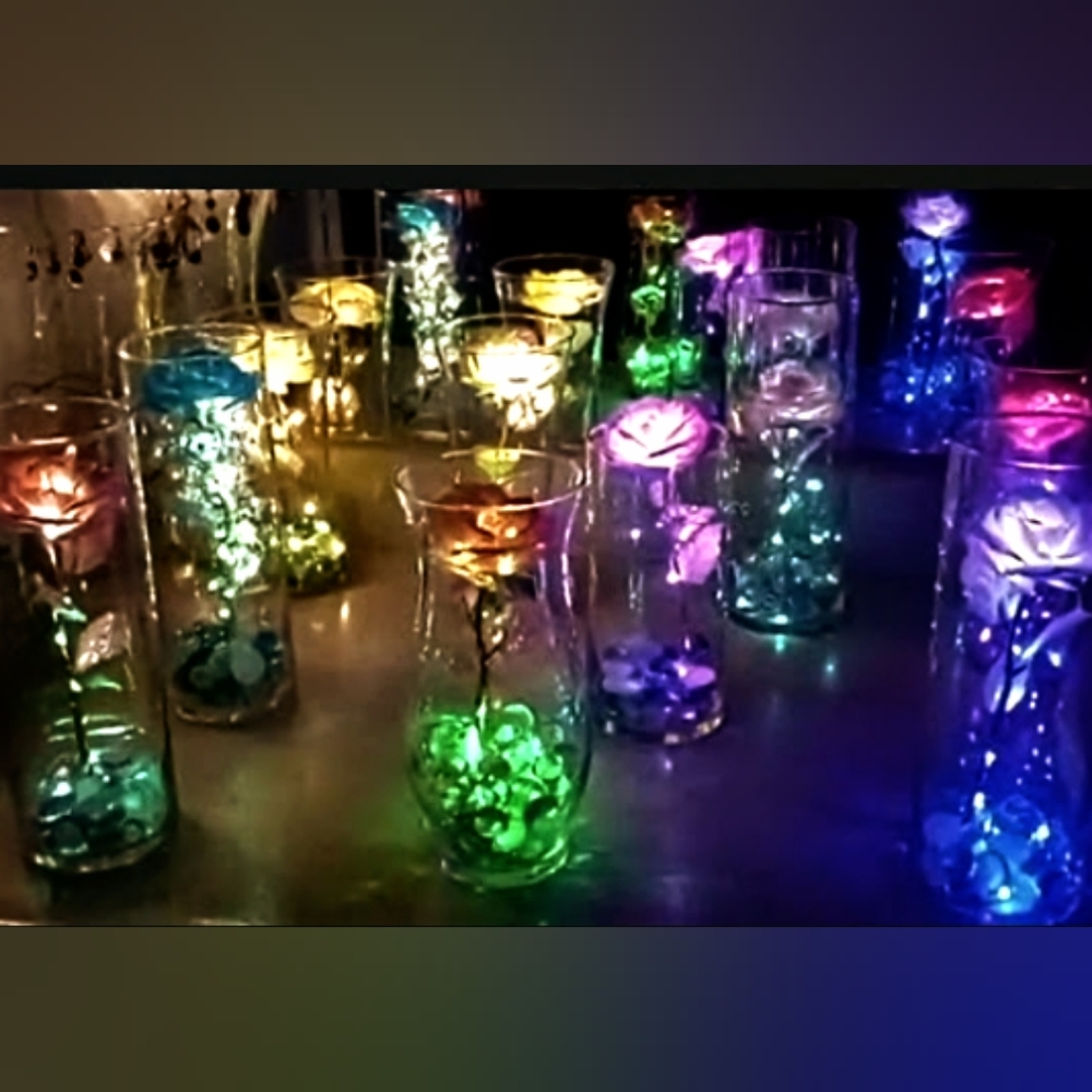 Flowers w lights - Picture 5 of 5
